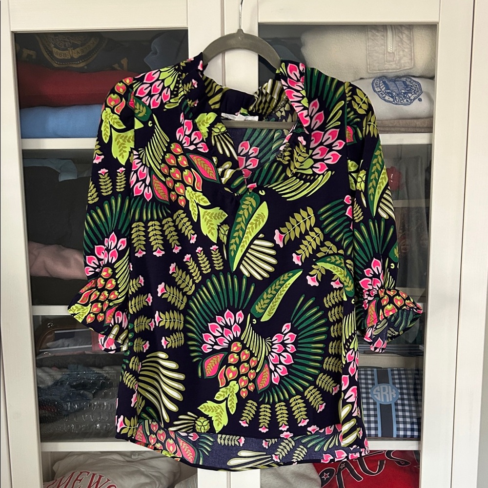 Floral Print Women's Top